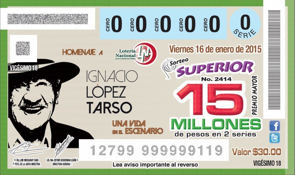 ignacio lopez tarso lotería