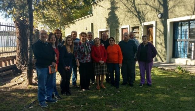 Los integrantes del taller de medios en Pequeña Residencia.