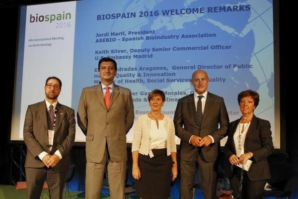 Directivos y organizadores del Encuentro Internacional de Biotecnología, Biospain 2016 ; el ‘top ten’ de fondos de inversión asistentes a Biospain 2016 gestionan activos valorados en más de 5.000 millones de euros