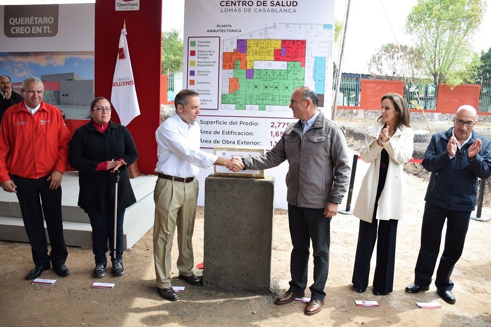 Entregará José Narro el nuevo Centro de Salud Lomas de Casa Blanca en Querétaro