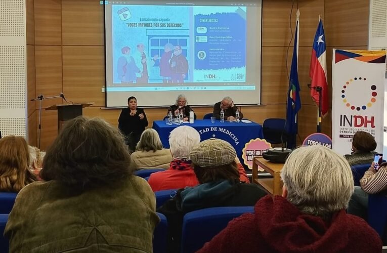 Los derechos son fundamentales en todas las etapas de la vida: INDH RM lanzó campaña “Voces Mayores por sus Derechos”